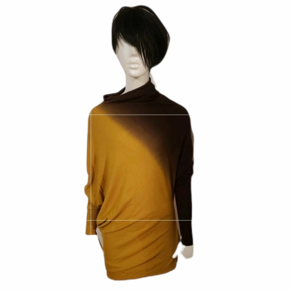 Brown/ Mustard Ombre Sweater Size XL